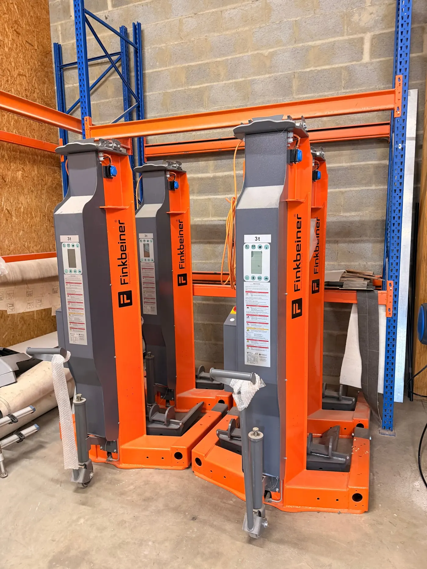 Colonnes de levage mobiles de l'atelier